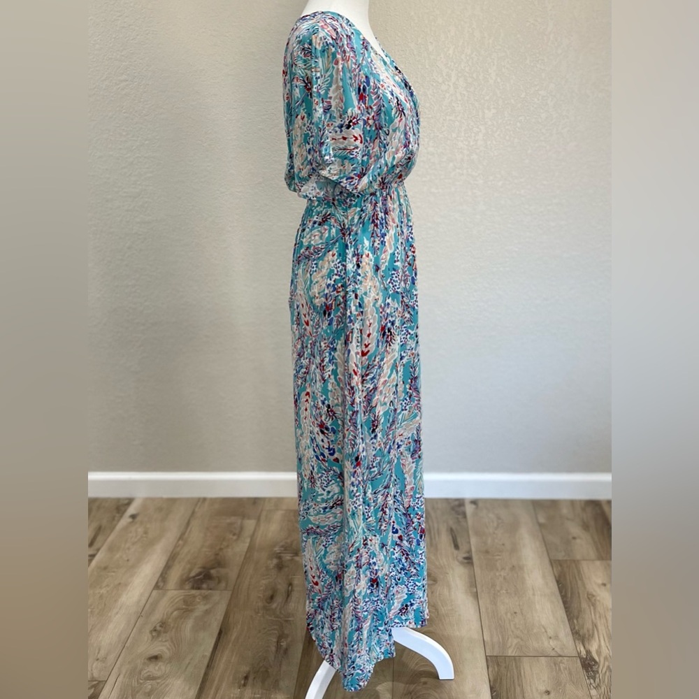 LIKE NEW 100% VISCOSE MAXI DRESS - Picture 5 of 7